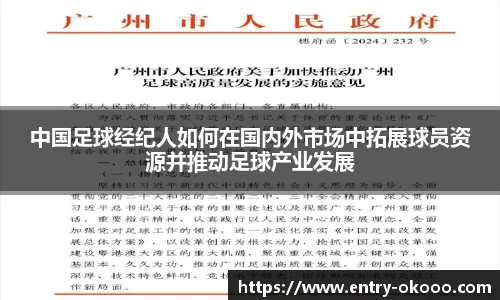 中国足球经纪人如何在国内外市场中拓展球员资源并推动足球产业发展